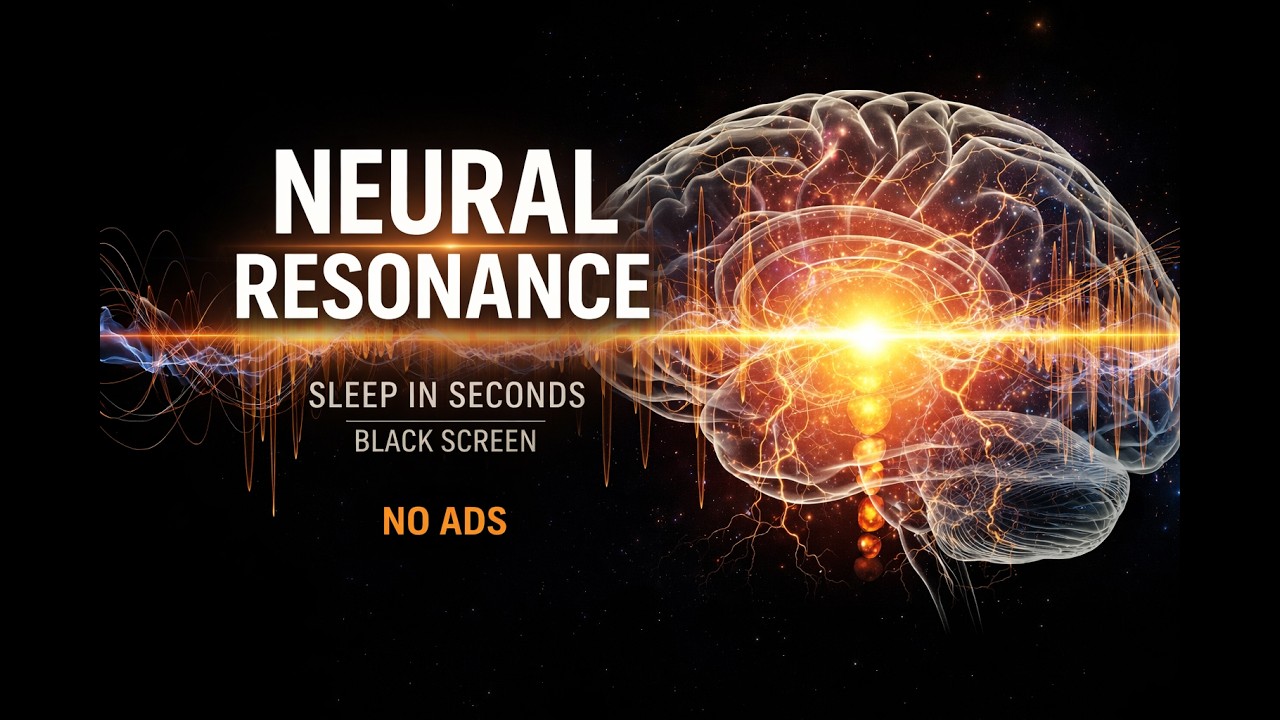 Fall Asleep in Seconds: The Neural Resonance Brown Noise Trick | Black Screen