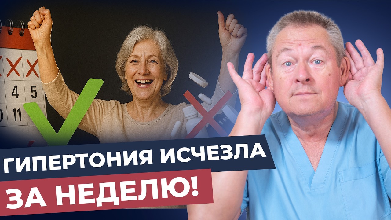 Гипертония отступит если делать это каждое утро всего 5 минут