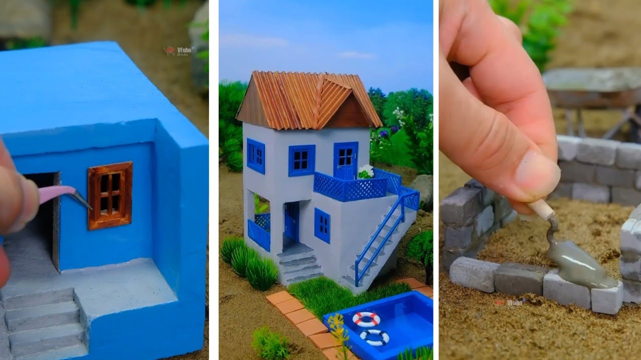 Mini Projects Combined into 1 Epic Mini House Build | Satisfying DIY Compilation