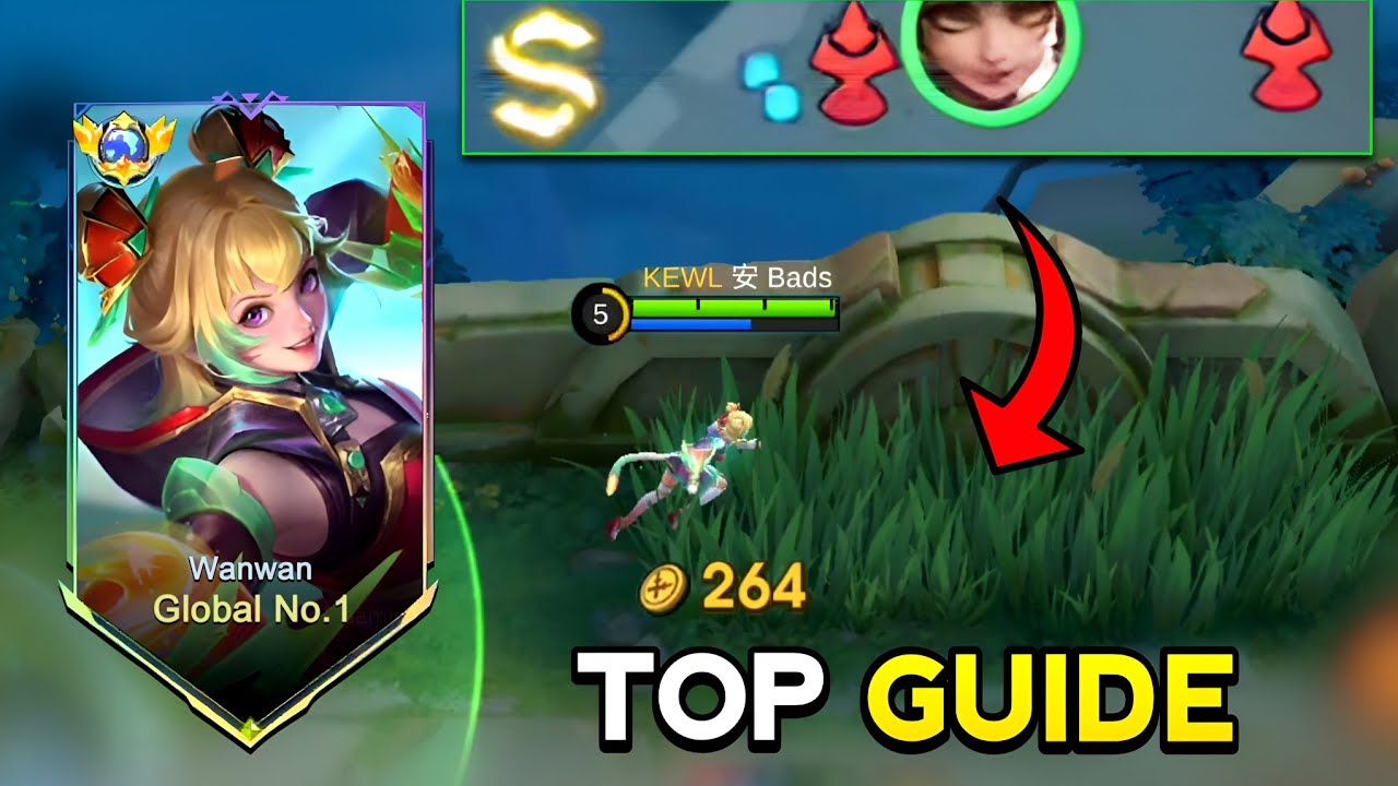 GLOBAL WANWAN PRO TUTORIAL! | BEST GOLD LANE STRATEGY ROTATION!!