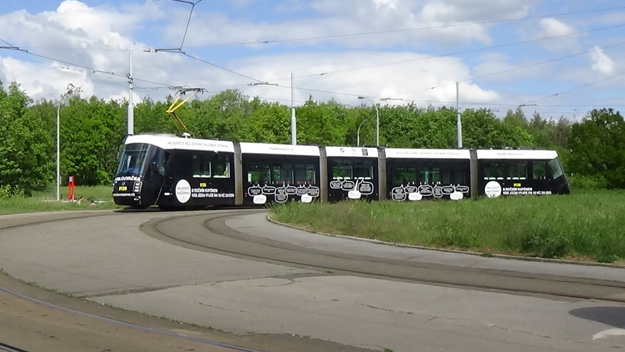 Tramvaj 14T Porsche ev.č. 9136 na lince 17