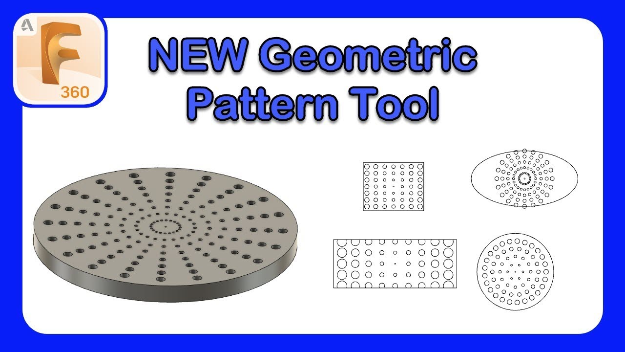 Testing the NEW Geometric Pattern in Fusion 360s Product Design Extension 