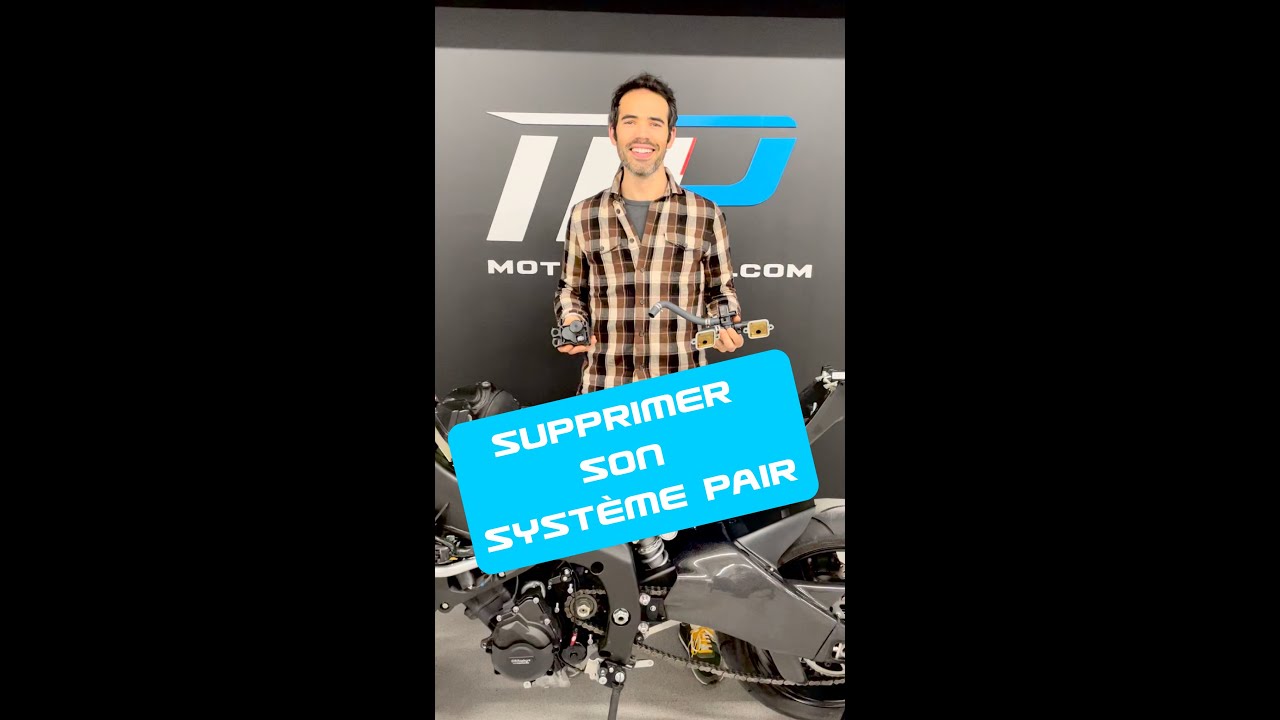 Suppression système PAIR - moteur de valve d'échappement YAMAHA R6 2008/2020
