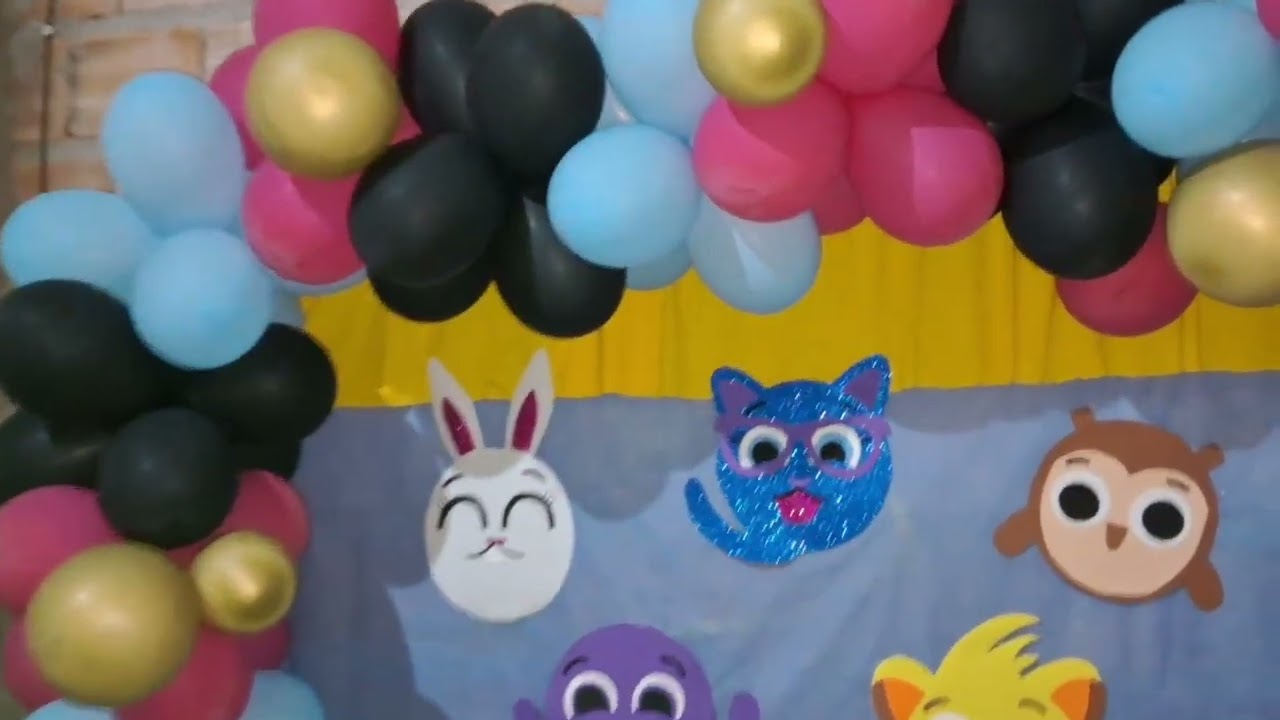 O aniversário da minha filha foi simples,mas foi feito com amor🎂 🥰