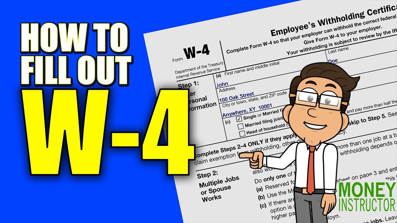 Как заполнить форму IRS W-4 | Money Instructor