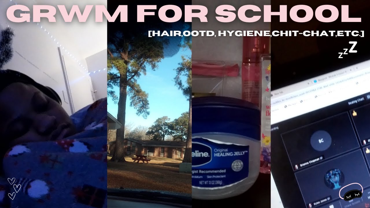 GRWM: FOR SCHOOL * after winter break* ☆ chitchat, ootd, skincare, etc ☆