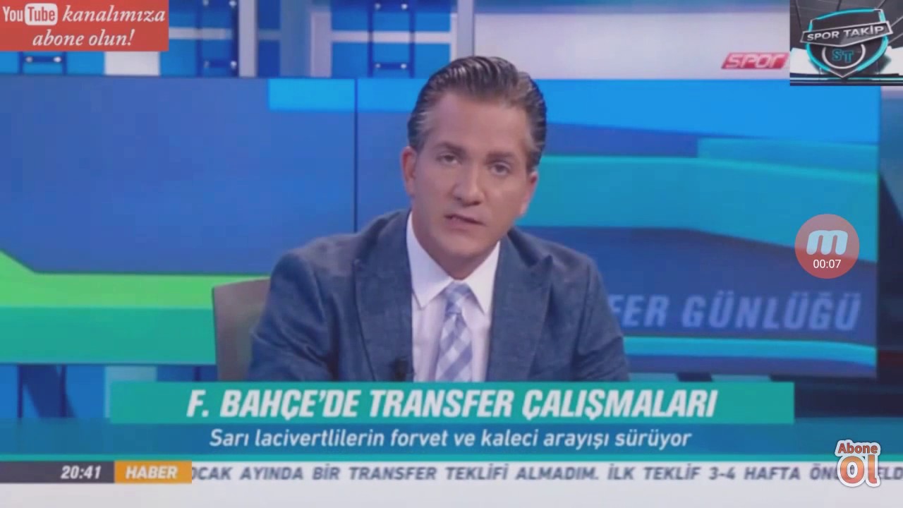 1 Temmuz 2017 NtvSpor Fenerbahçe İddiaları