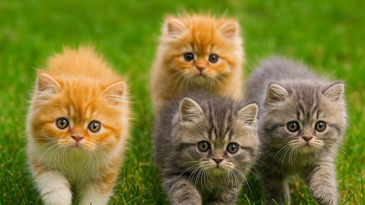 Cute Kittens Playing in Grass | Funny & Adorable Cat Videos