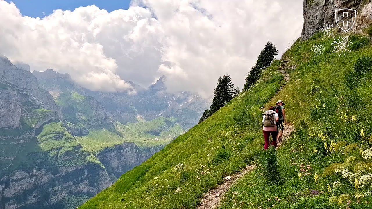 Beautiful tour from Ebenalp to Schäfler, past Äscher and Wildkirchli caves (2025/06/28)