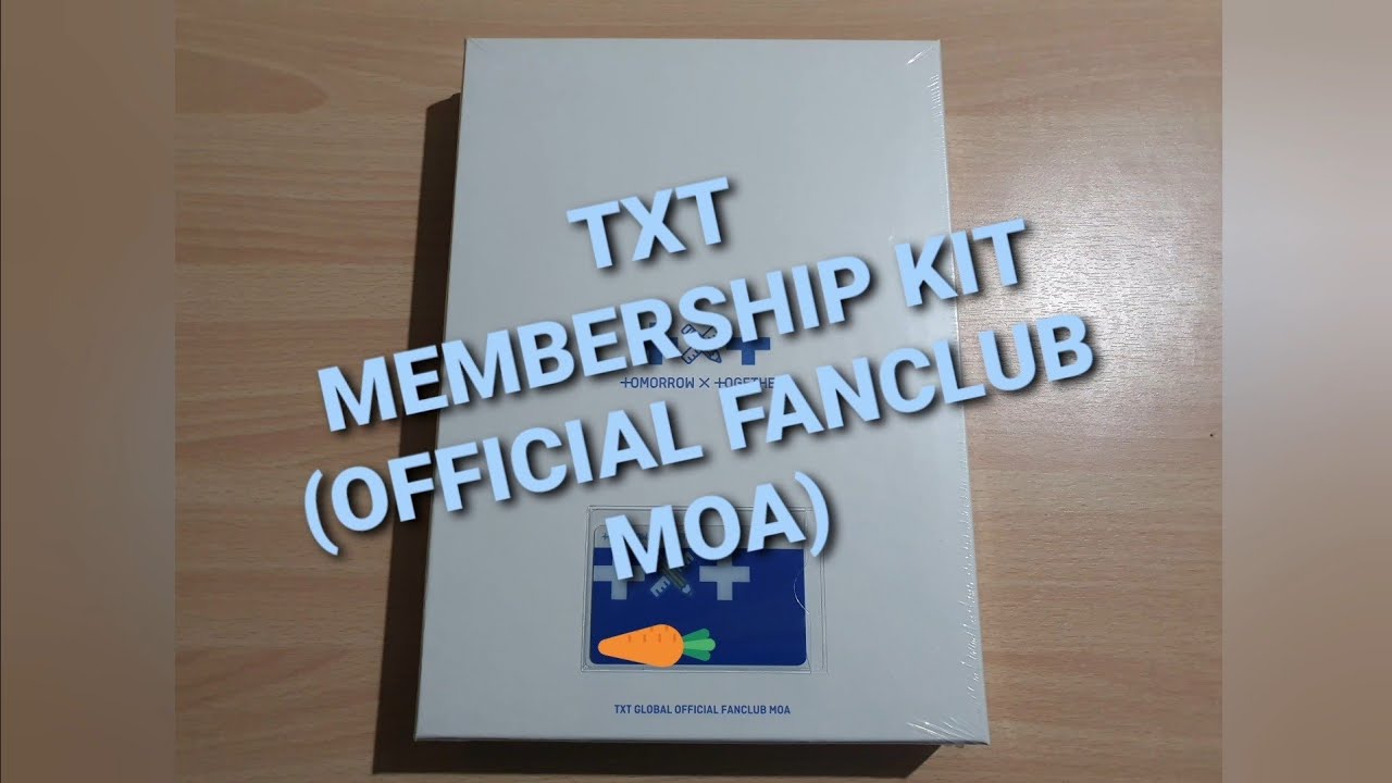 [UNBOXING] TXT Membership Kit (TXT Global Official Fanclub MOA)