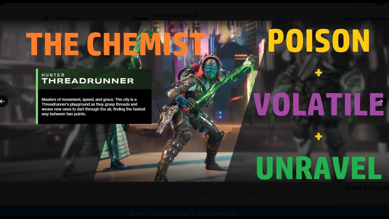 MAX DAMAGE Strand Hunter | UNRAVEL + VOLATILE + POISON | Lightfall Destiny 2