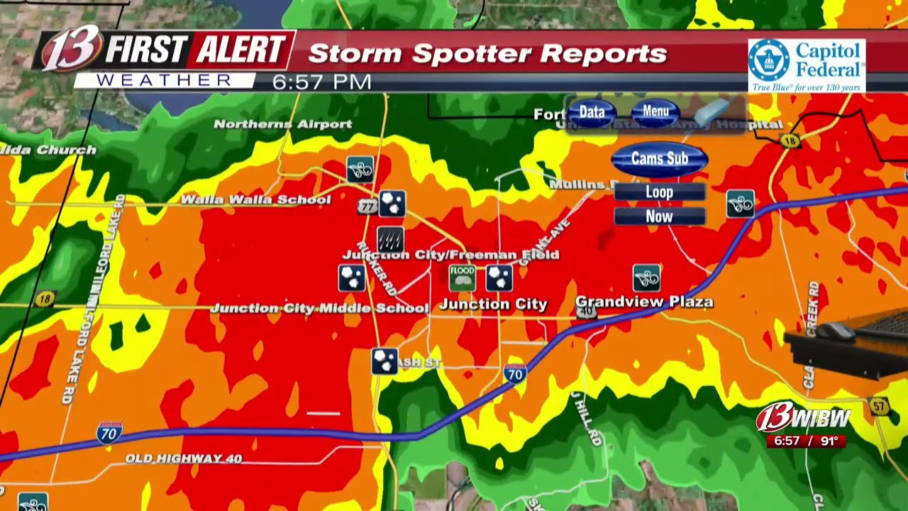Severe Thunderstorm Warning: Geary, Riley Counties