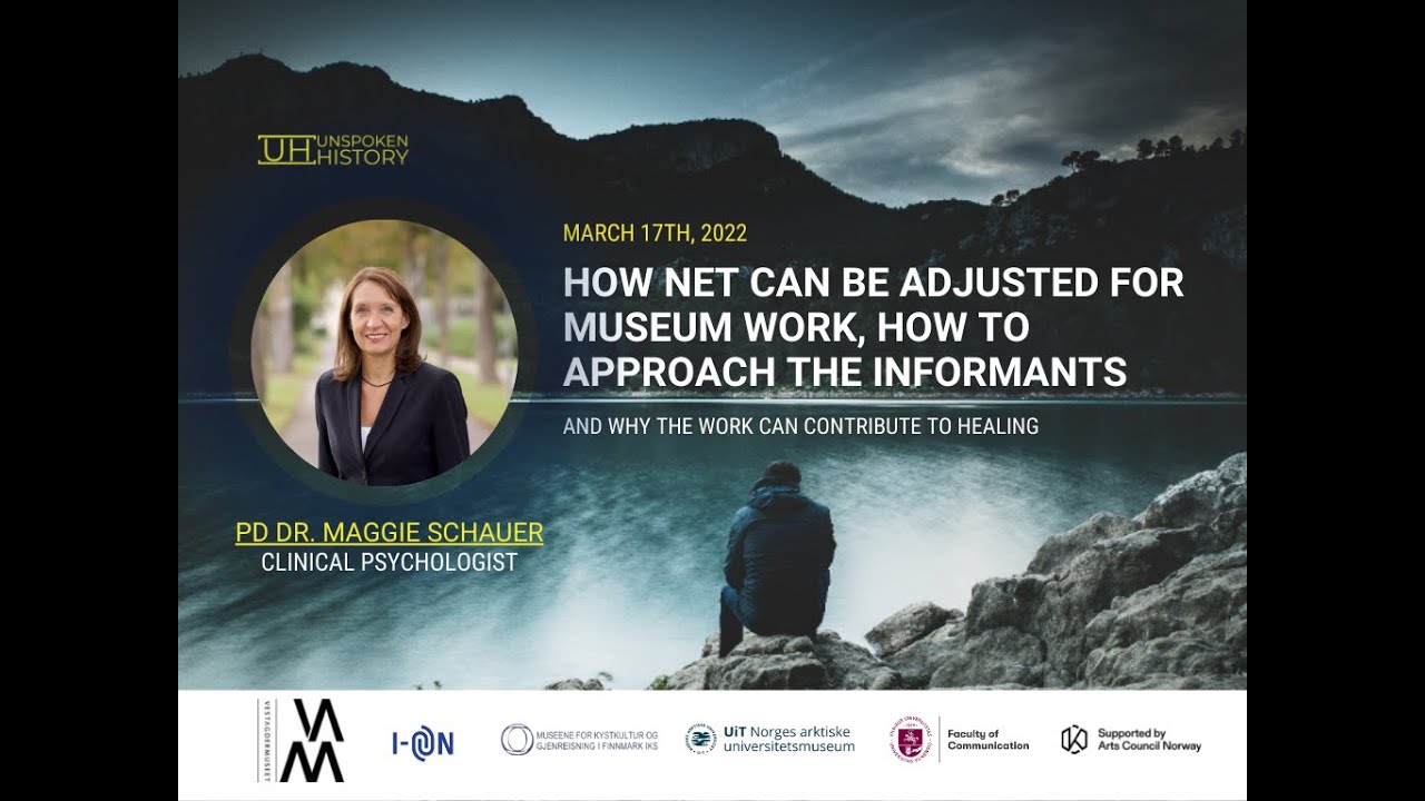 How narrative exposure therapy (NET) can be adjusted for museum work - PD Dr.  Maggie Schauer