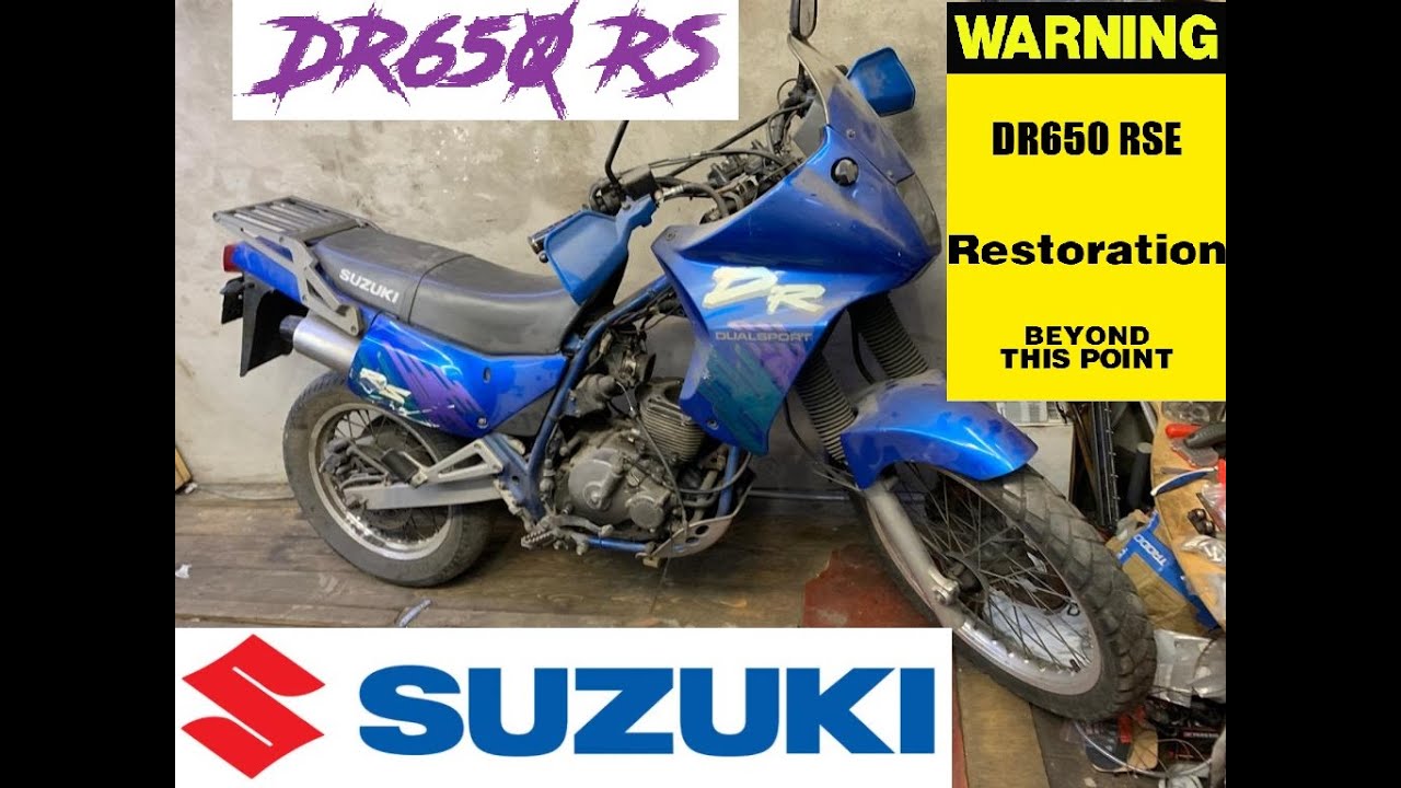 Suzuki DR650 RSE Restoration Part 1 The disassembly