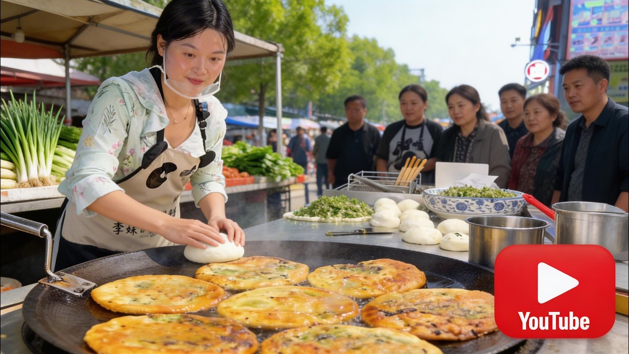 🔴 LIVE | Artisan Scallion Pancake 🍳 Real Street Food Story [ASMR] 屋台グルメ/길거리음식
