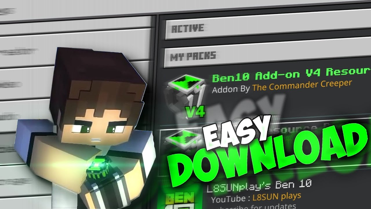 Ben 10 Mod for MCPE : Easy Download Tutorial | How To