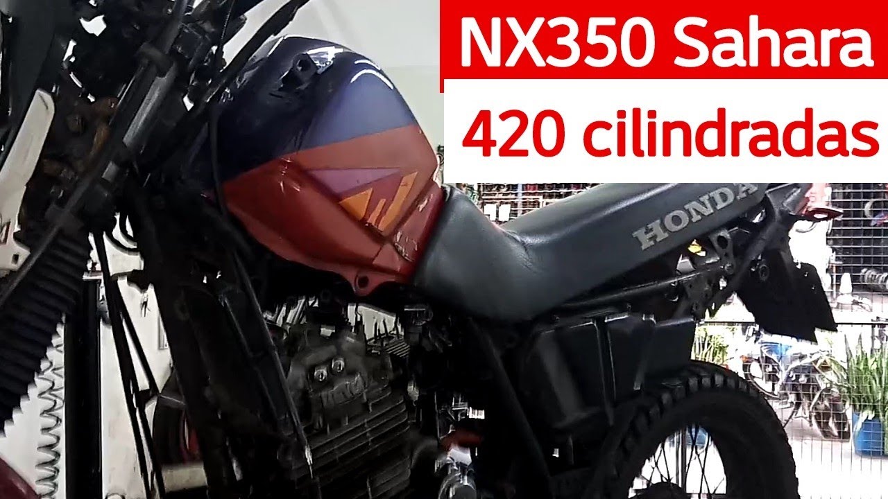Honda NX350 Sahara - XLX350 Transformada em 420 cc - Retífica Mundial Motos