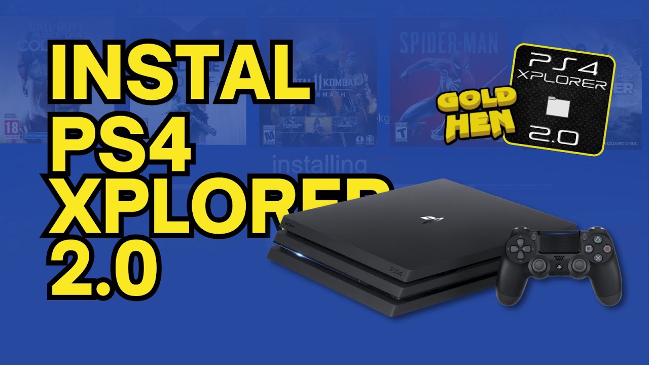 Tutorial Install PS4 Xplorer 2.0 via USB di PS4 HEN