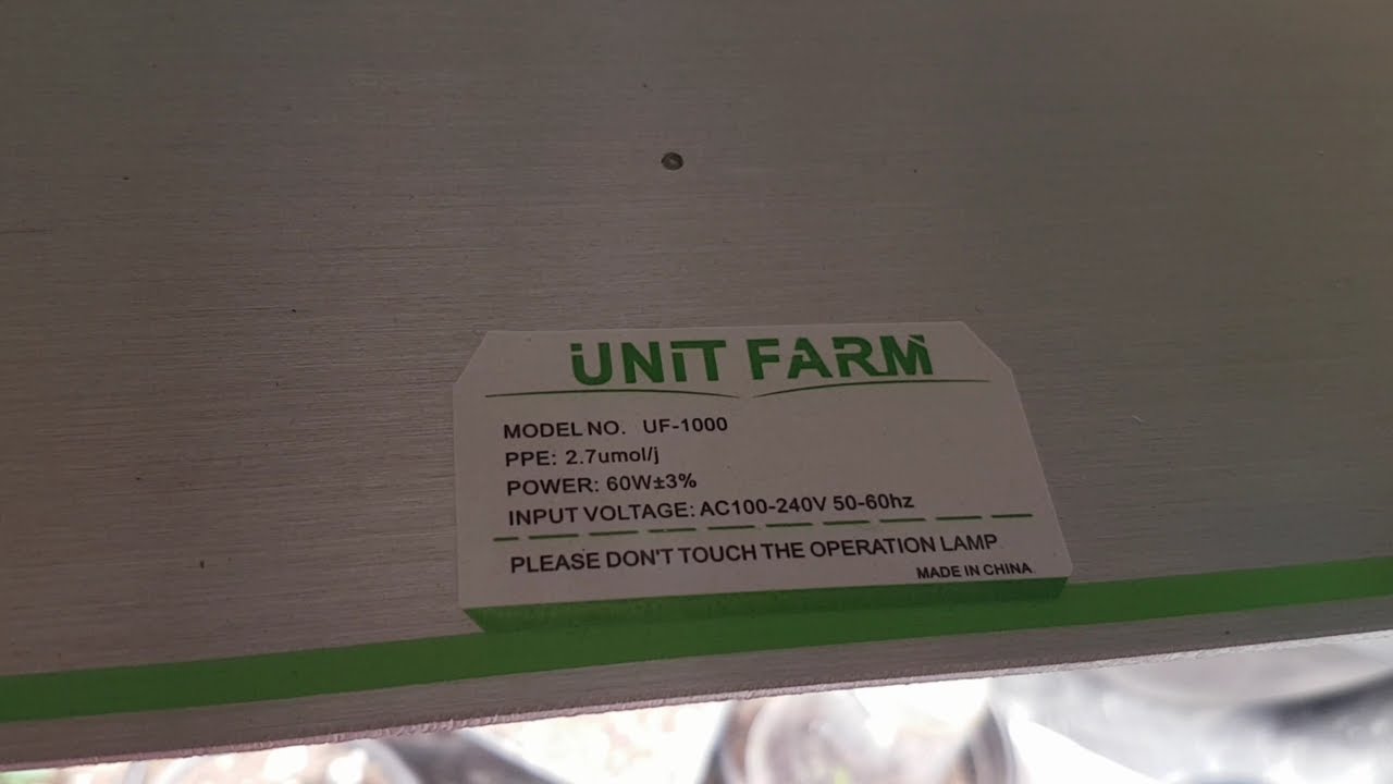 I've Illuminated the Garden with a new sponsor #unitfarm #uf1000.  A Cannabis Grow story.