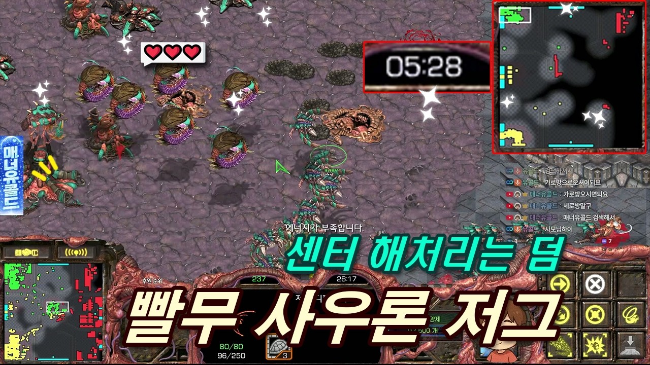쓰리저그에서 투저그가 되었네요. 폭풍저그 보여드리겠습니다 (feat.뿌잉) #빨무 #빠른무한live #빠른무한