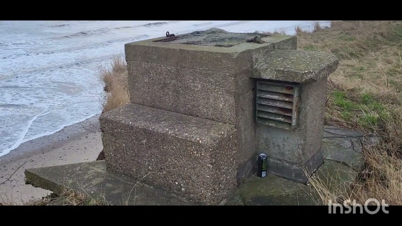 EAST COAST DEFENCES PART 7: TUNSTALL PILLBOX LOST TO EROSION