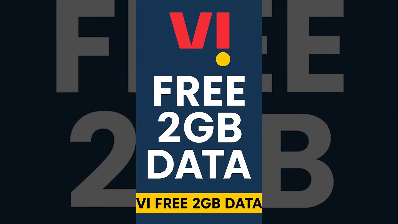Vi Free 2 GB Data Claim Karo #shorts #shortvideo