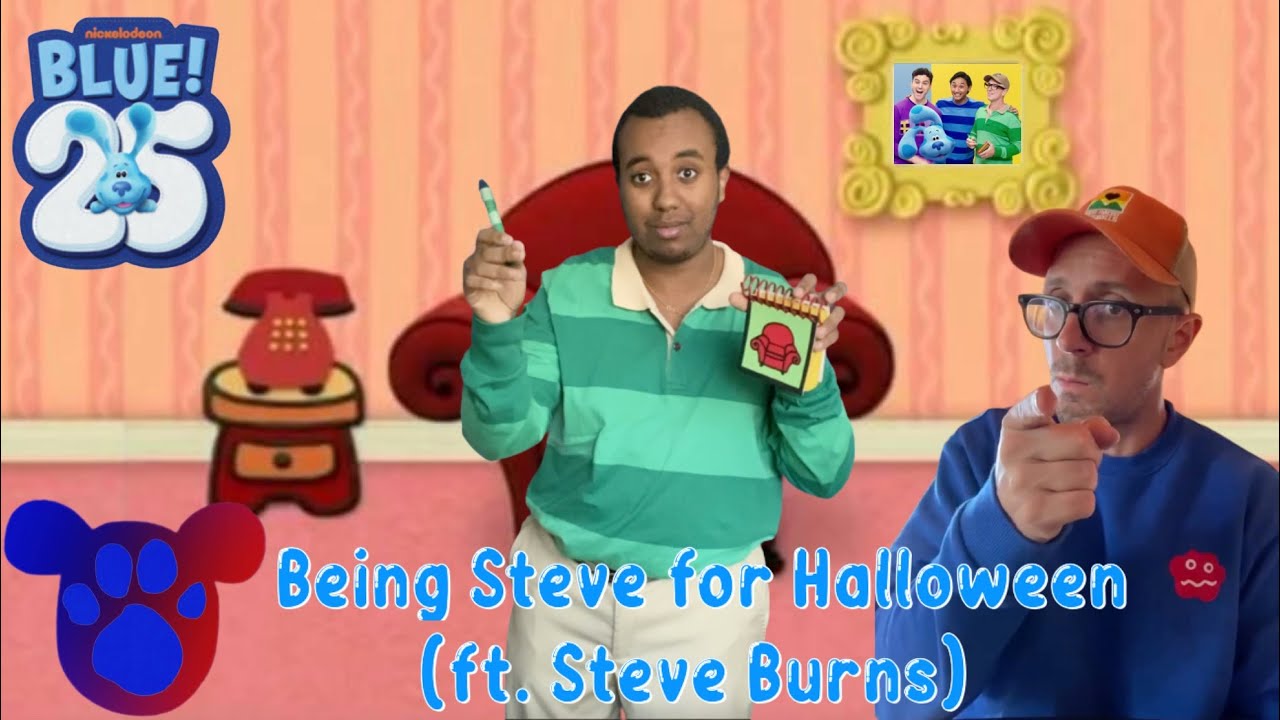 Костюм в честь 25-летия Blue’s Clues (при участии Стива Бернса)