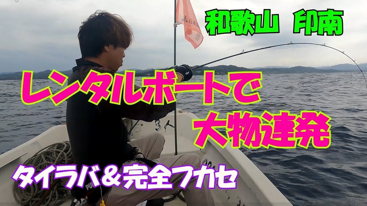【和歌山釣り】完全フカセとタイラバで大物が連発　印南えげつない