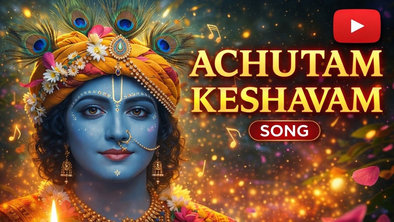 Achutam Keshavam New Version | Krishna Bhajan | Full Song