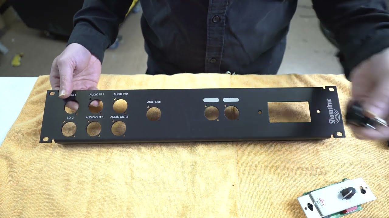 Custom Entertainment Center Rack Panels