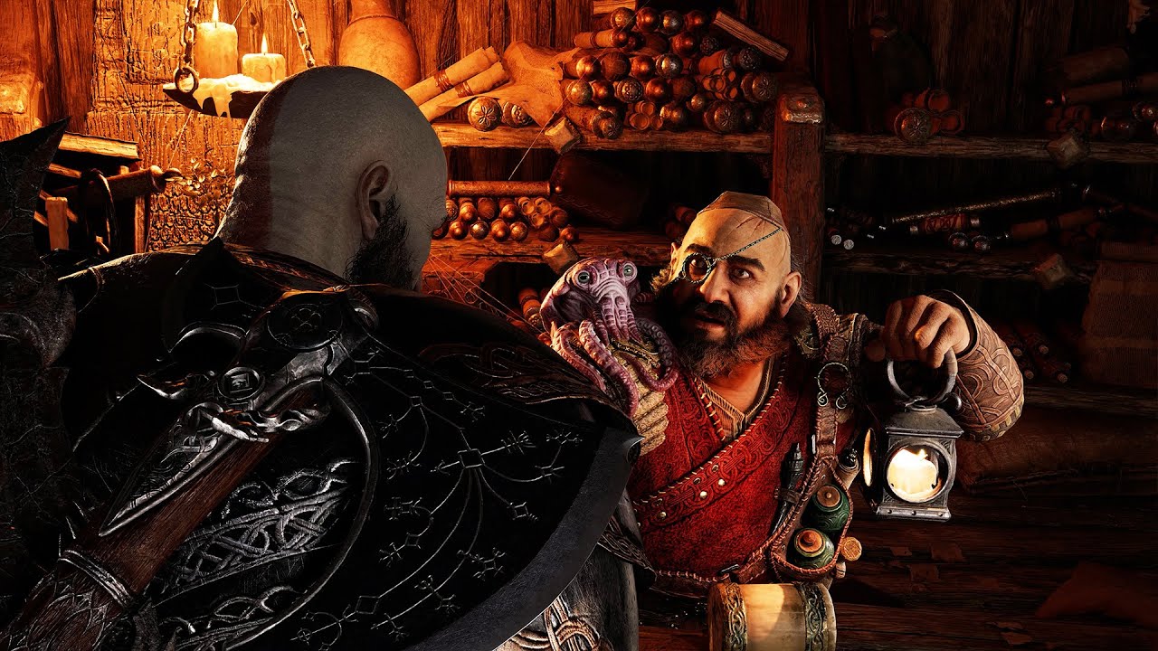 God of War Ragnarok - Durlin the Dwarven Rebel Remembers Faye with Kratos