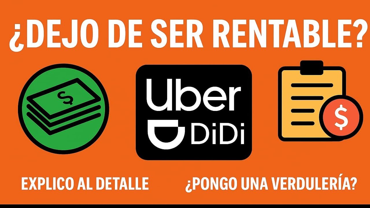 Dejó de ser RENTABLE UBER y DIDI (punto de vista al detalle)