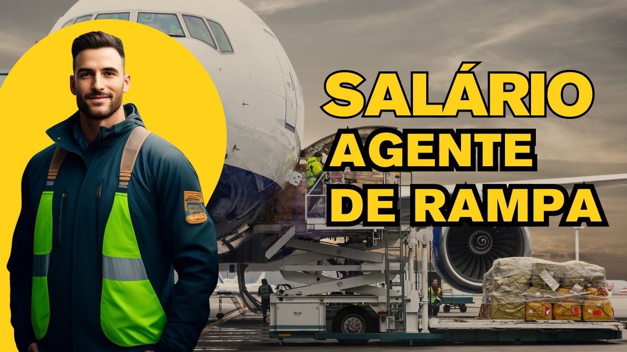 QUANTO ganha o AGENTE de BAGAGEM e RAMPA