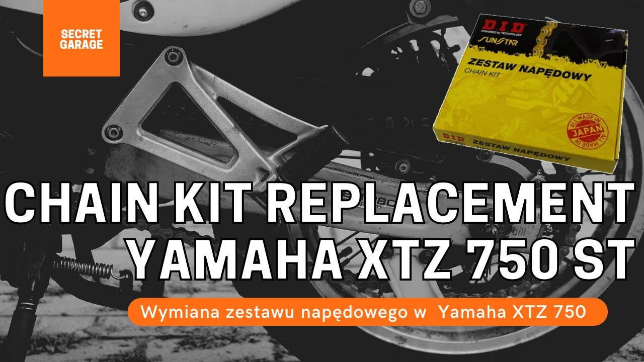 Wymiana zestawu napędowego w motocyklu Yamaha XTZ 750 Super Tenere