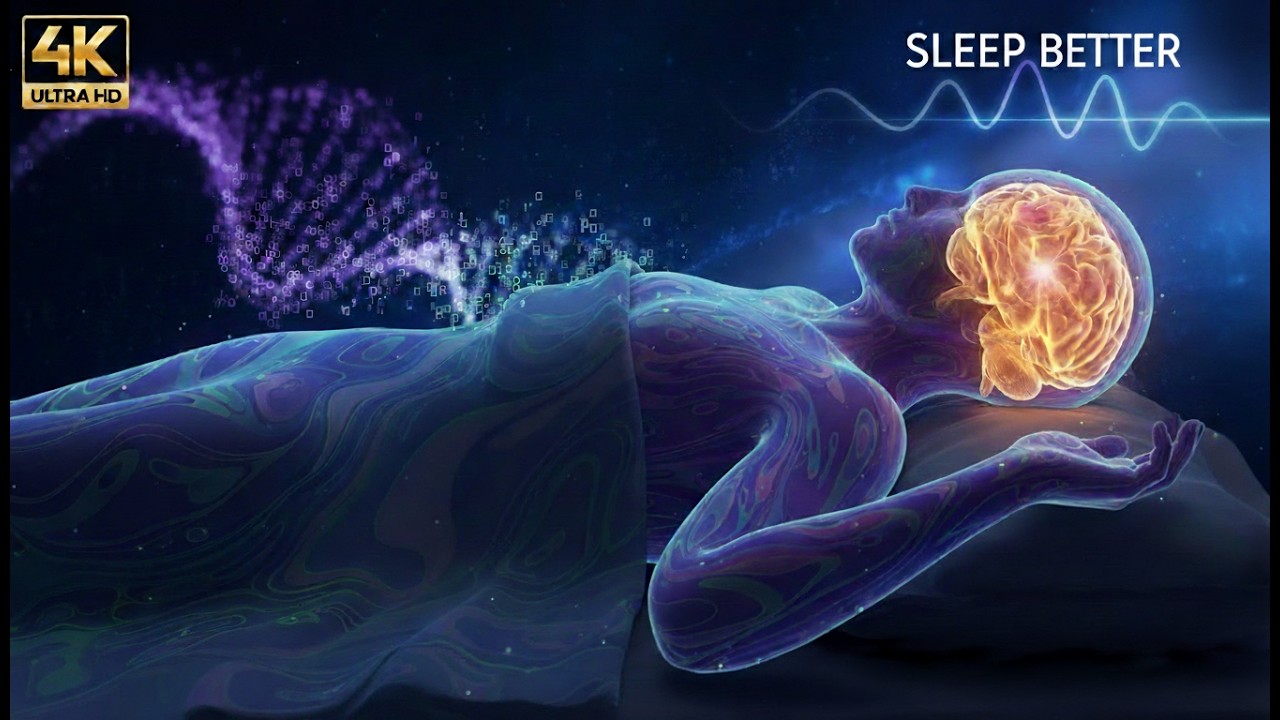 396Hz + 528Hz + 639Hz + 963Hz | Deep Healing Sleep Music for Full Body Regeneration & Stress Relief