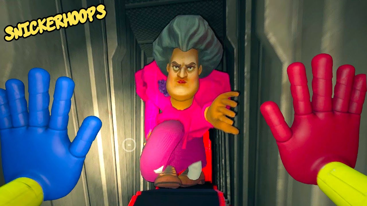 Snickerhoops Unlocks SCARY TEACHER in POPPY PLAYTIME | Games to Play | Sparklies Gaming