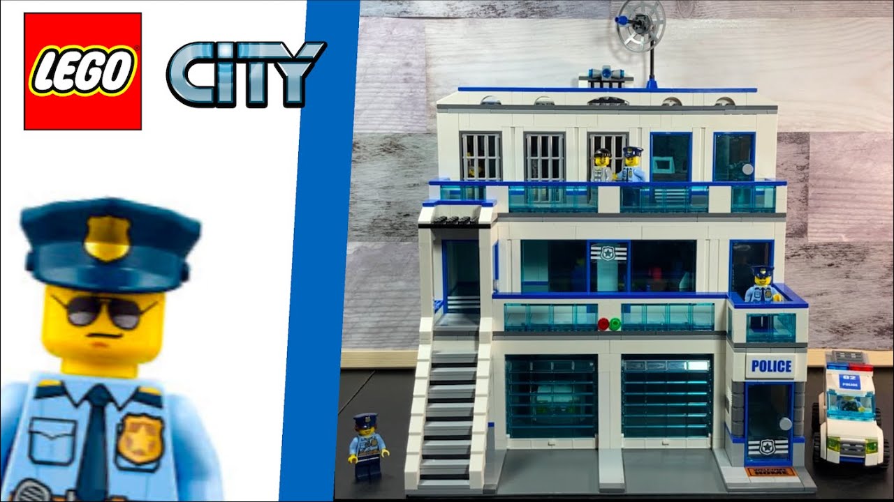 LEGO Police Station MOC Custom Modular Building!