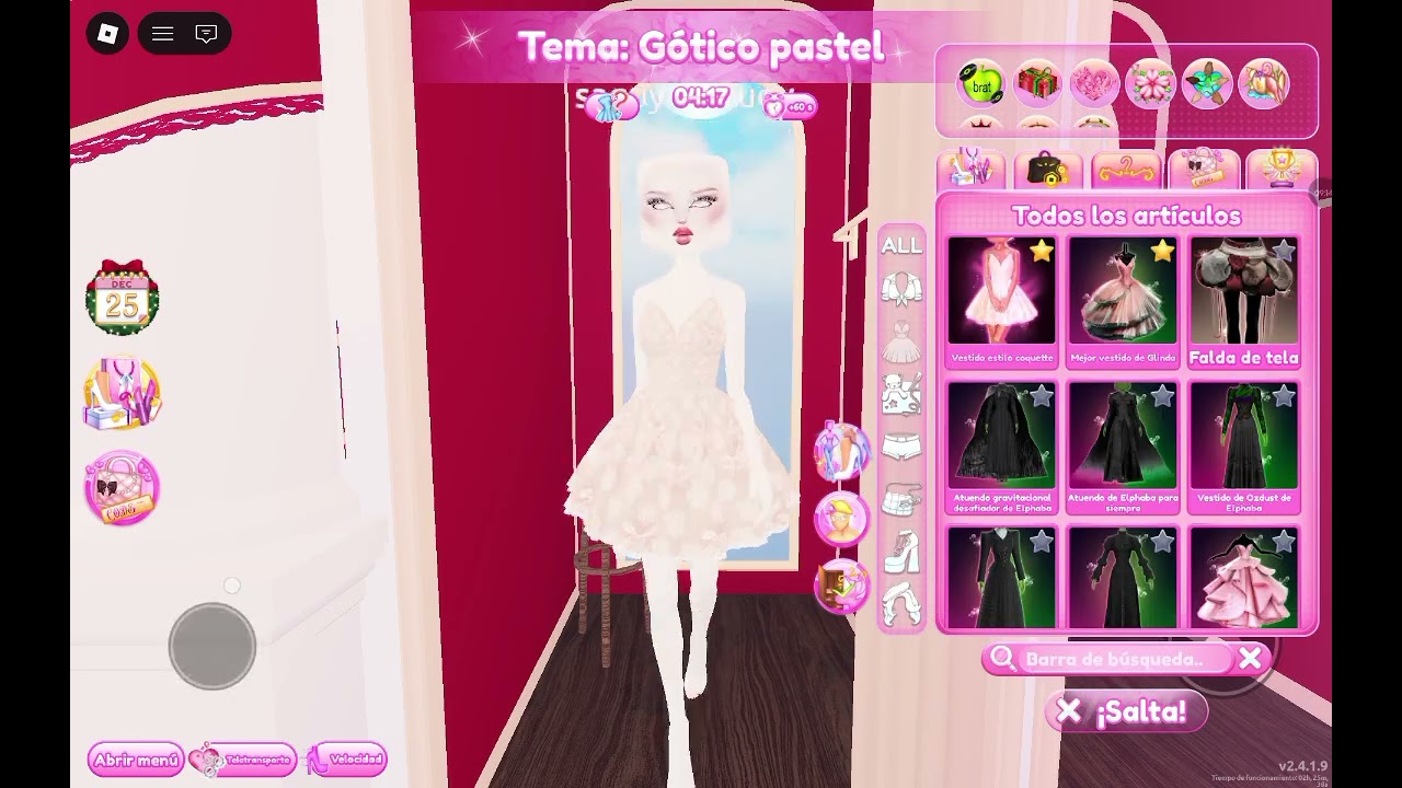 Jugando vestirse para impresionar💃