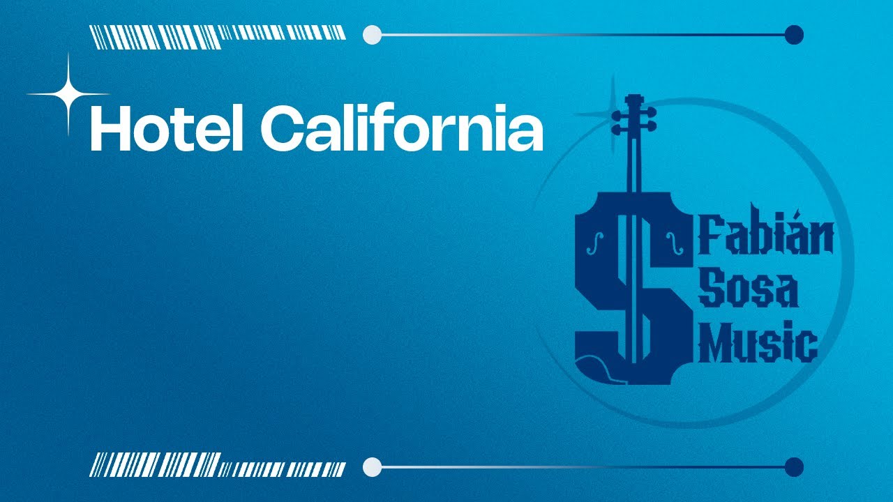 HOTEL CALIFORNIA - Eagles ( Partitura para Violín - Violín Sheet )
