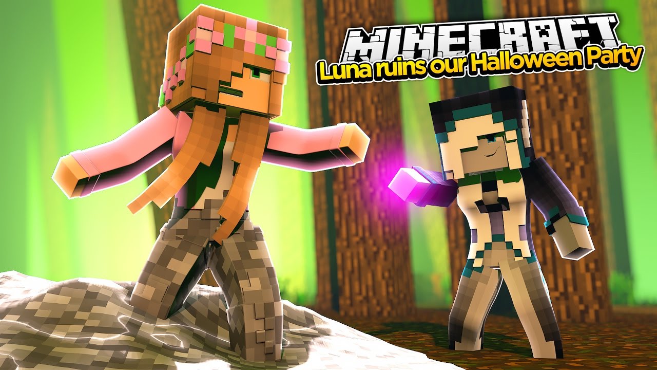 Minecraft Royal Family: LUNA TURNS LITTLE KELLY INTO A STATUE?! w/Little Carly