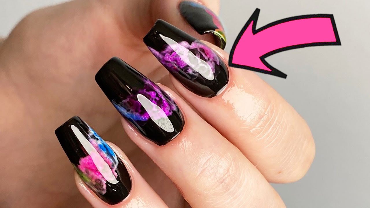 POSE D’ONGLES EN GEL CHABLON | EFFET SMOKE