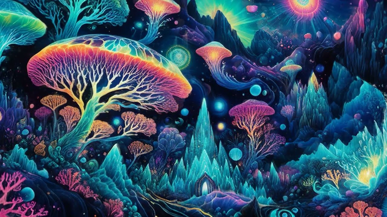 [4K UHD] The Sacred Code | Visionary Geometry for Psychedelic Healing & Meditation
