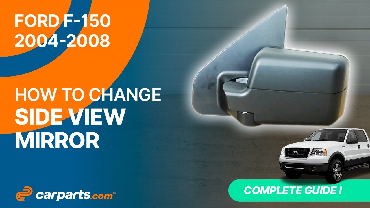 How to replace the Side Rear View Mirror 2004 - 2008 Ford F-150 🚗