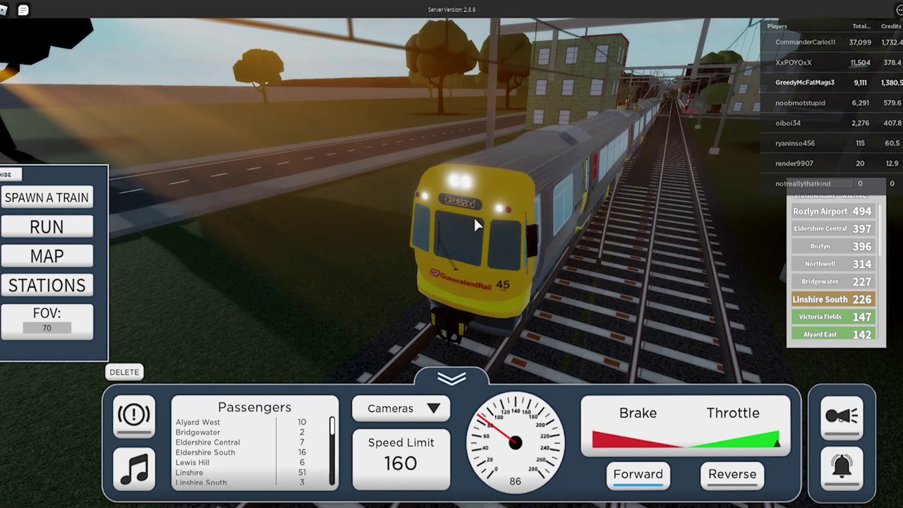 Christmas exclusive QueensLand Rail EMU Train!!
