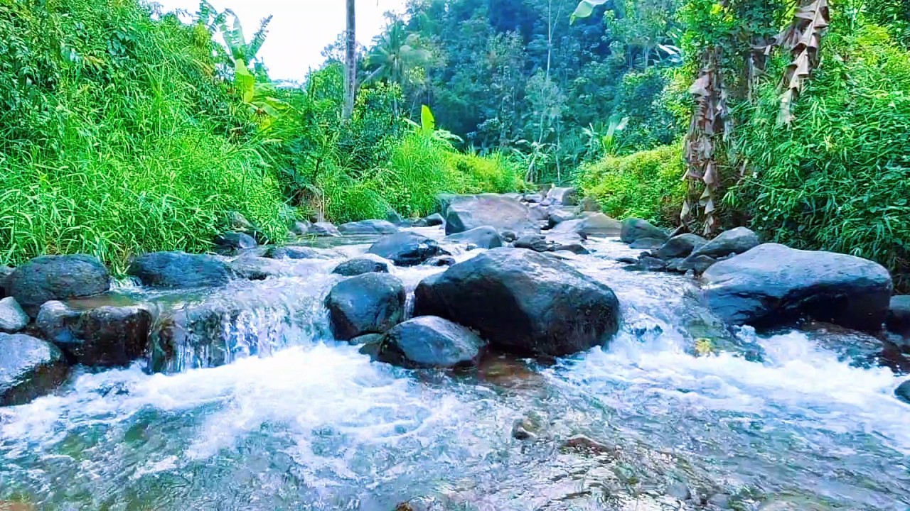 Soft Flowing River for Night Meditation