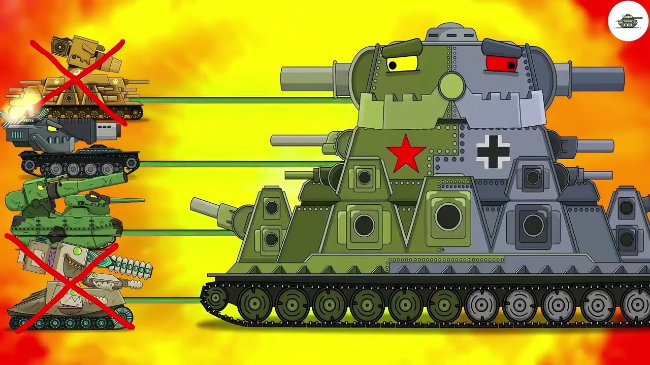 Hoạt h&igrave;nh Xe tăng: Chiến đấu với tr&ugrave;m KV40 | World of Tanks: Fight the monster Boss #19