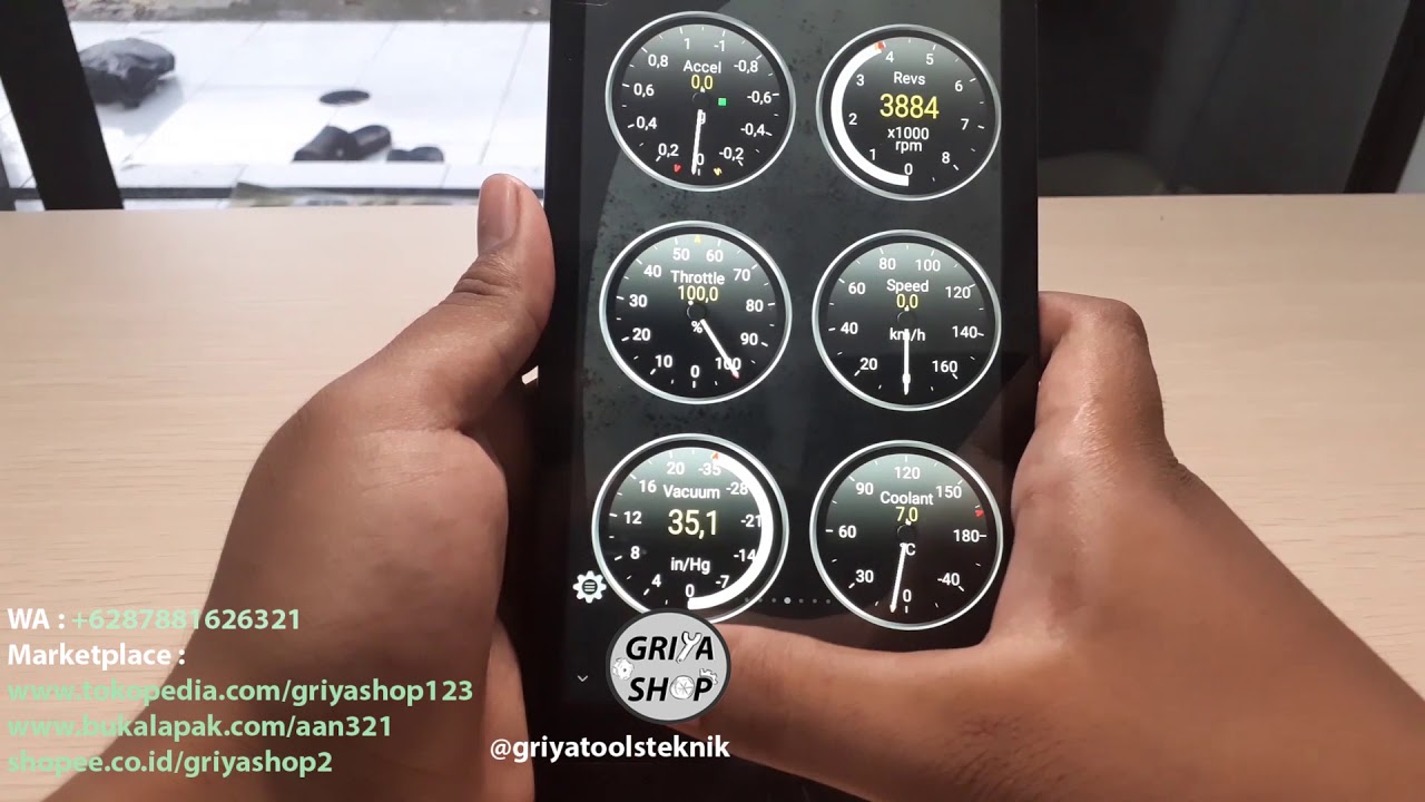 ELM327 menggunakan aplikasi Torque