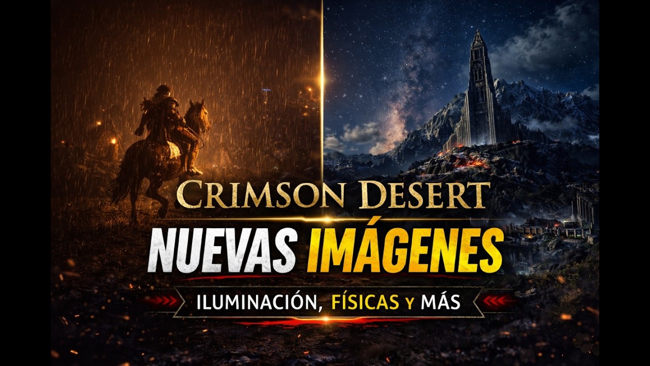 CRIMSON DESERT sorprende con NUEVAS IMÁGENES | Iluminación, físicas y más