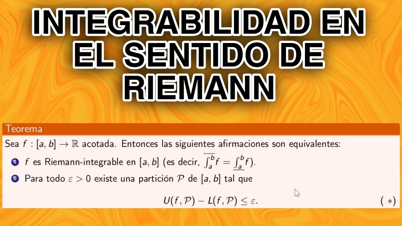 Equivalencias de Integrabilidad de Riemann 