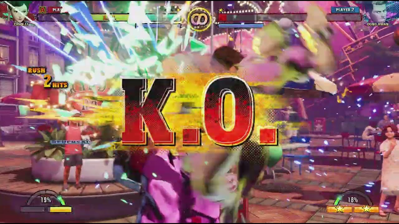 FATAL FURY: City of the Wolves Chun-li vs Dong Hwan